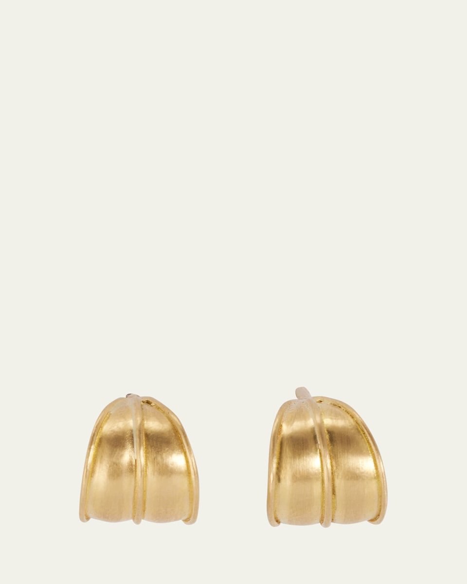 Small Laurel Hoop Earrings